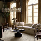 La Cage Rectangular Chandelier-Chandelier-Manorlights