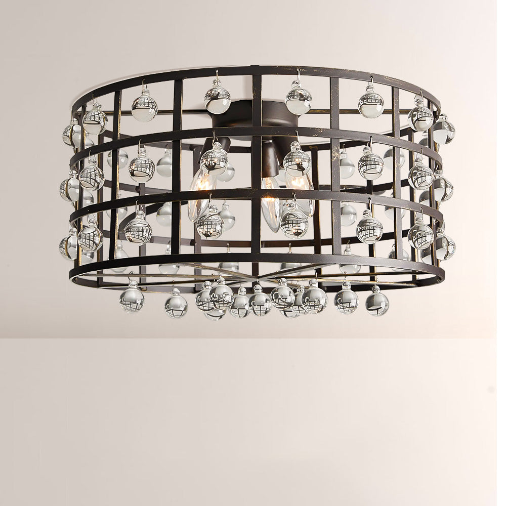 La Cage Flushmount-Flushmount-Manorlights