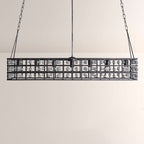 La Cage Rectangular Chandelier-Chandelier-Manorlights