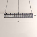 La Cage Rectangular Chandelier-Chandelier-Manorlights
