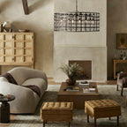 La Cage Round Chandelier-Chandelier-Manorlights