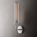 Lambert Hexagonal Grand Wall Sconce 19¼"H-Wall Sconce-Manorlights
