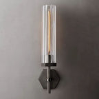 Lambert Hexagonal Grand Wall Sconce 19¼"H-Wall Sconce-Manorlights
