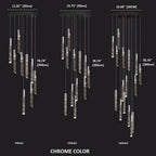Large Crystal Chandelier for High Ceiling - Manor Lights