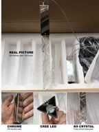 Large Crystal Chandelier for High Ceiling - Manor Lights