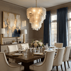 Liora Melted Murano Glass Chandelier by Manor Lights