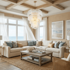 Liora Melted Murano Glass Chandelier by Manor Lights