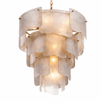 Liora Melted Murano Glass Chandelier by Manor Lights