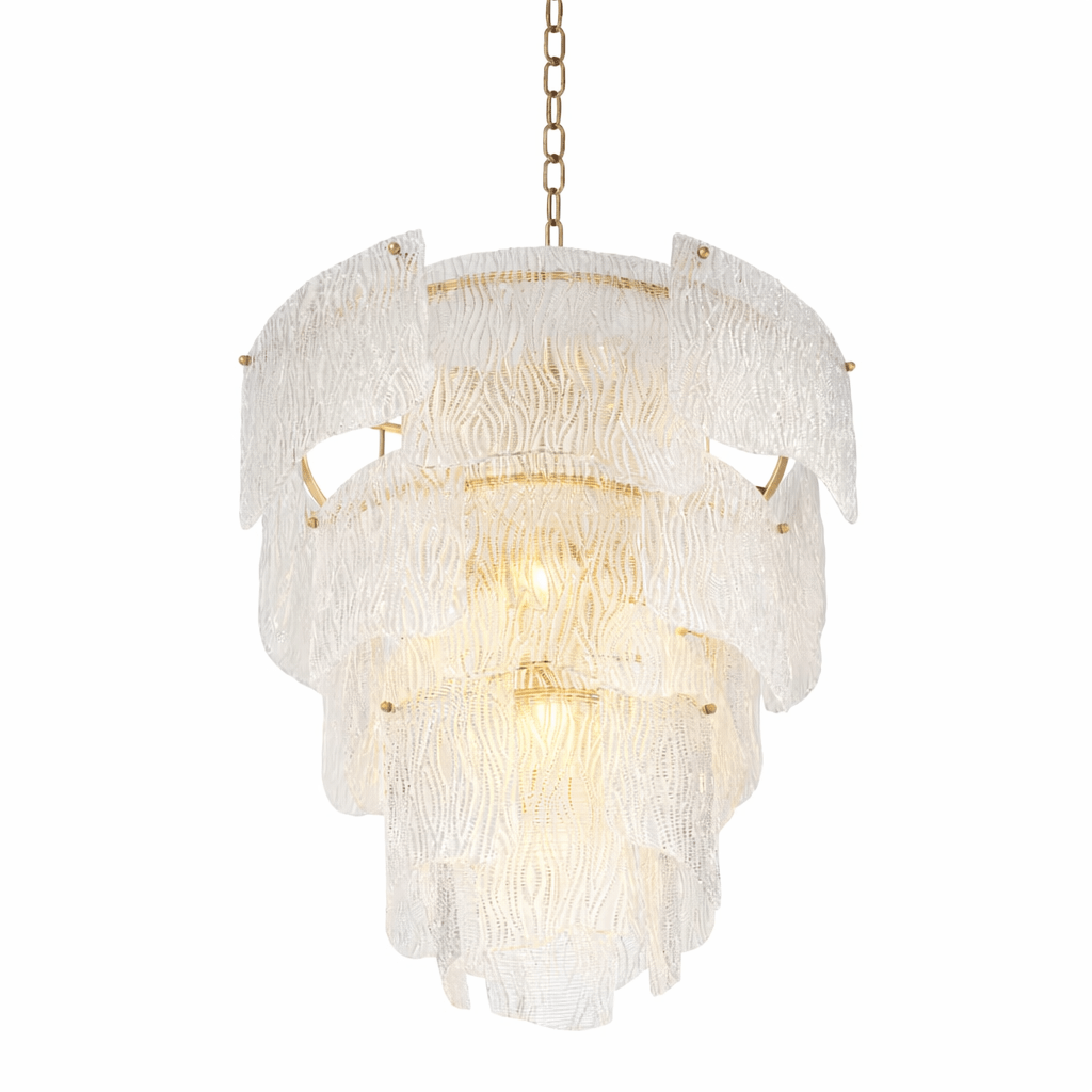 Liora Melted Murano Glass Chandelier by Manor Lights