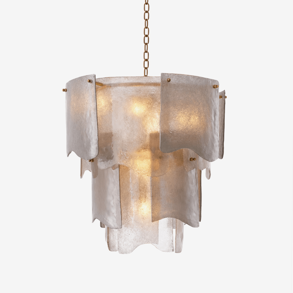 Liora Melted Murano Glass Chandelier by Manor Lights
