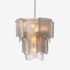Liora Melted Murano Glass Chandelier by Manor Lights