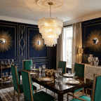 Liora Melted Murano Glass Chandelier by Manor Lights