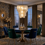 Liora Melted Murano Glass Chandelier by Manor Lights
