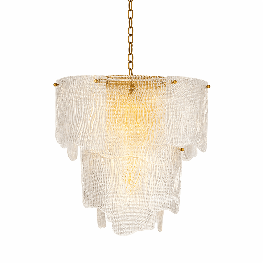 Liora Melted Murano Glass Chandelier by Manor Lights