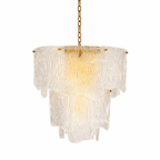 Liora Melted Murano Glass Chandelier by Manor Lights