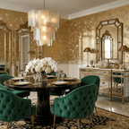 Liora Melted Murano Glass Chandelier by Manor Lights