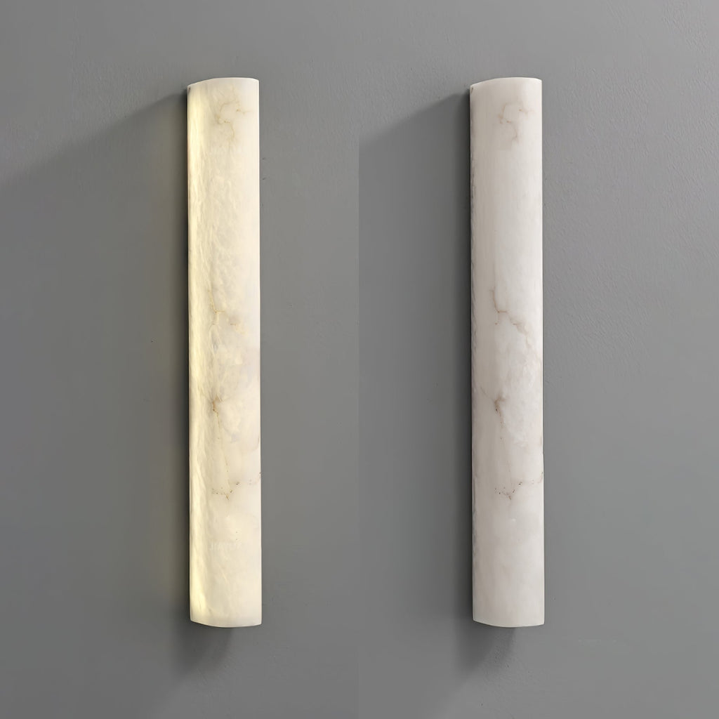 Luminara Alabaster Wall Sconce-Wall lamp-Manorlights
