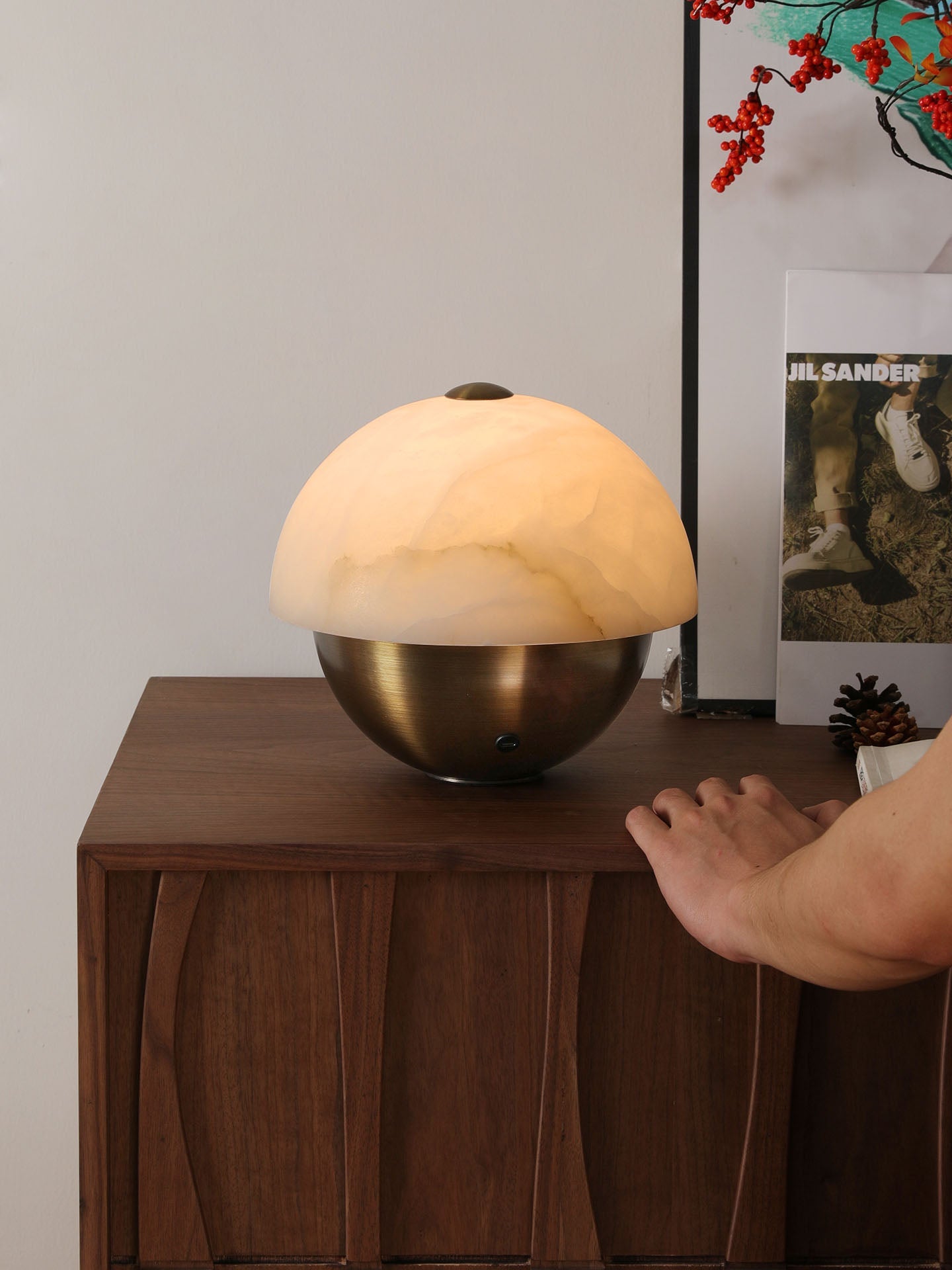 Luna Stone Mini Table Lamp - Vakkerlight