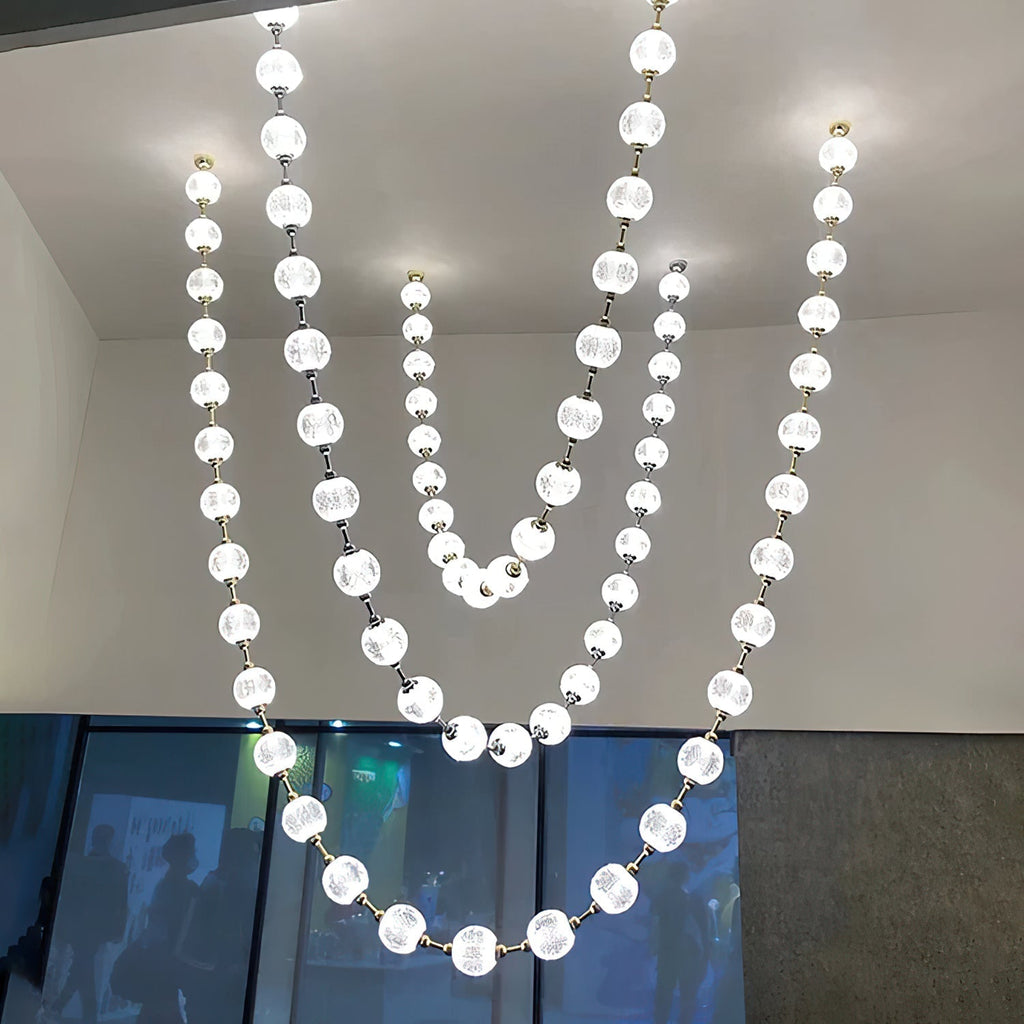 Strand Necklace Chandelier-Chandelier-Manorlights