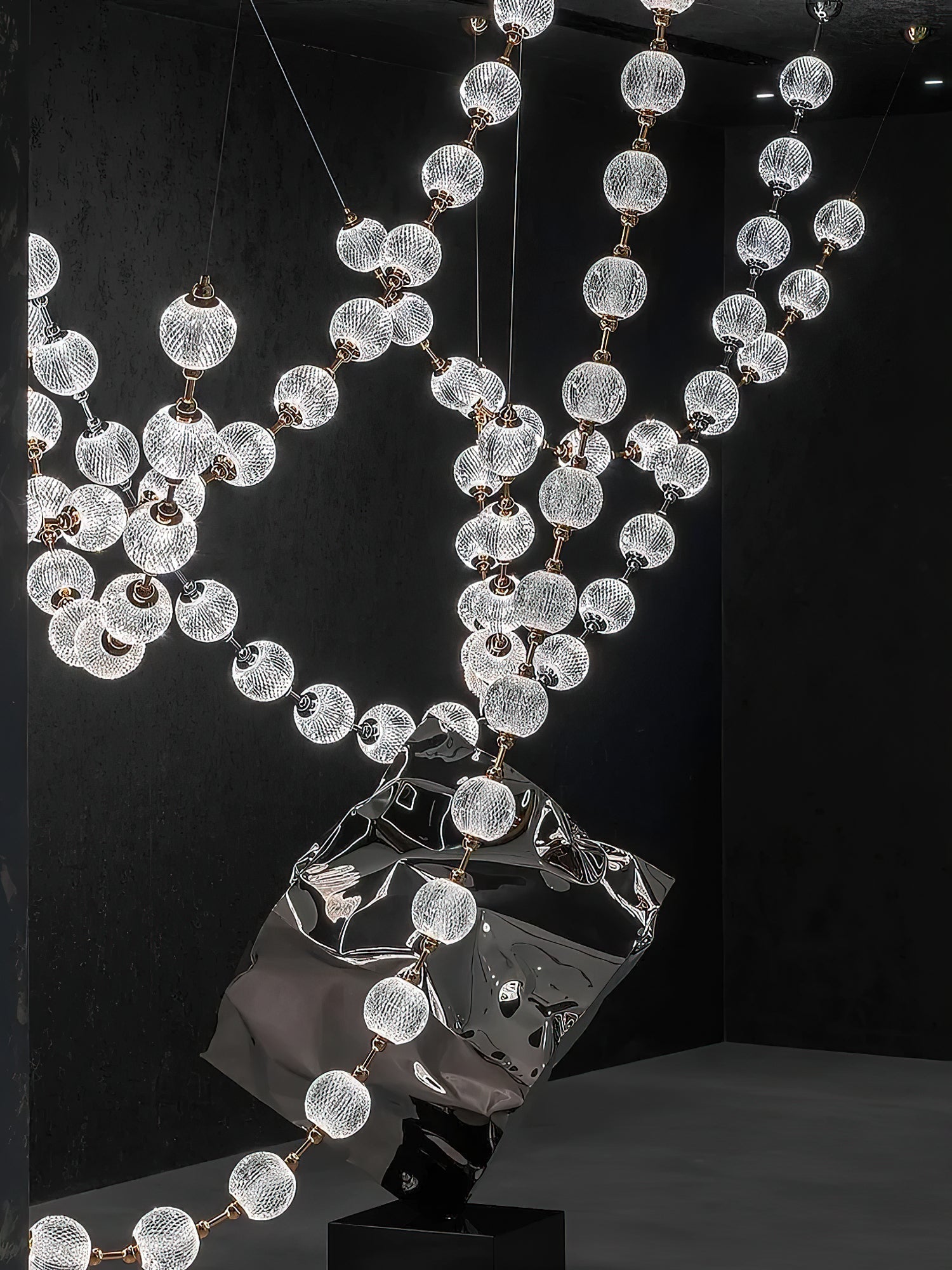 Strand Necklace Chandelier-Chandelier-Manorlights
