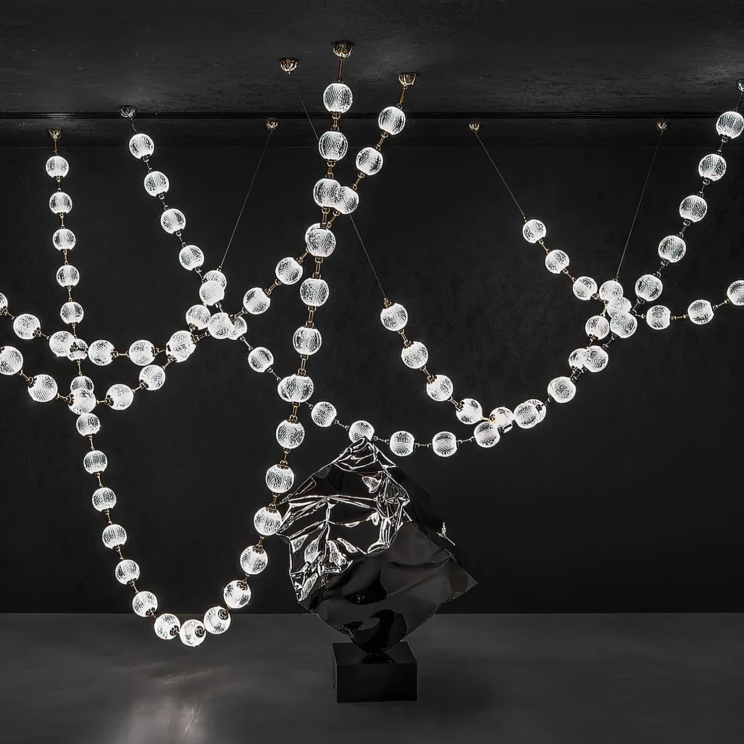 Strand Necklace Chandelier-Chandelier-Manorlights