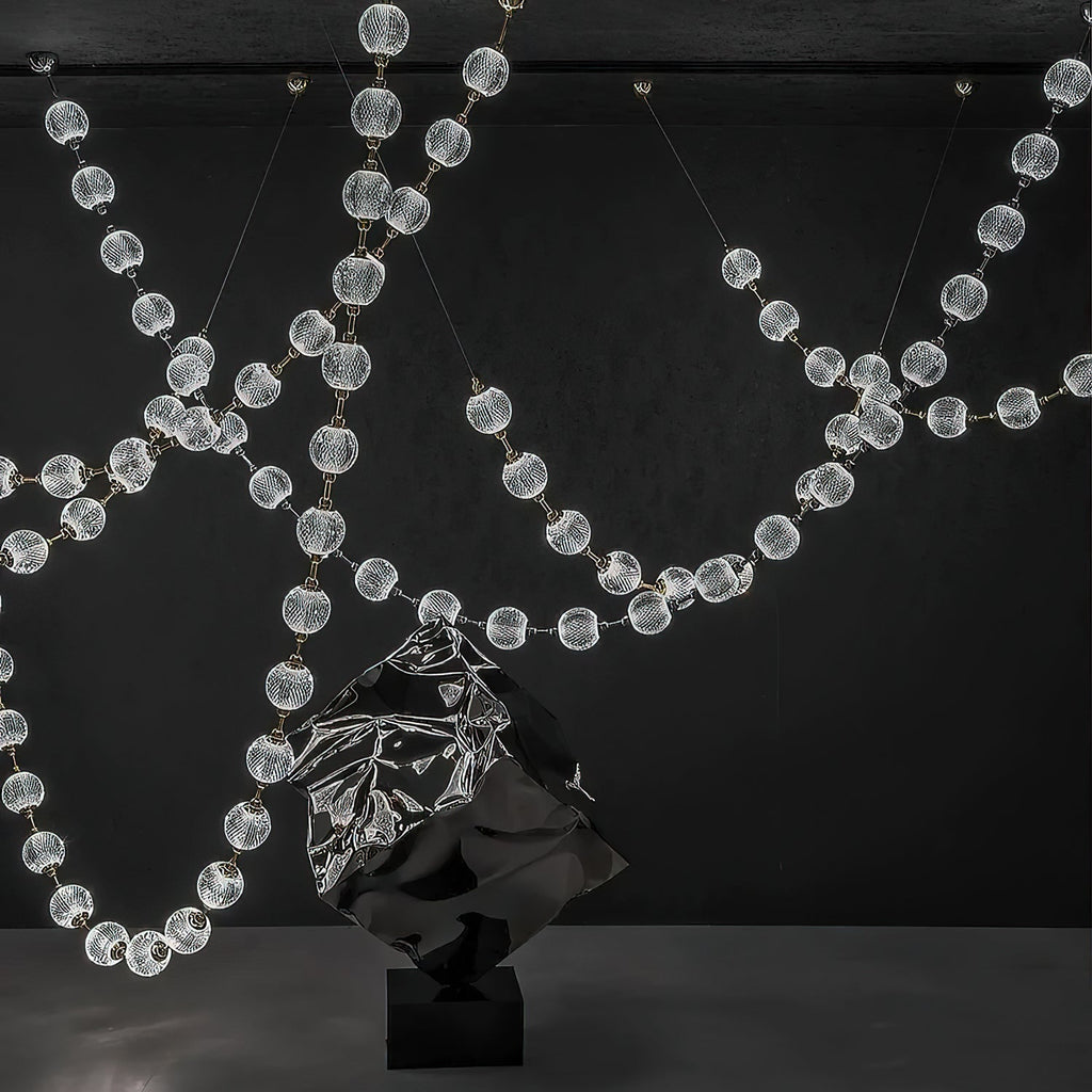 Strand Necklace Chandelier-Chandelier-Manorlights