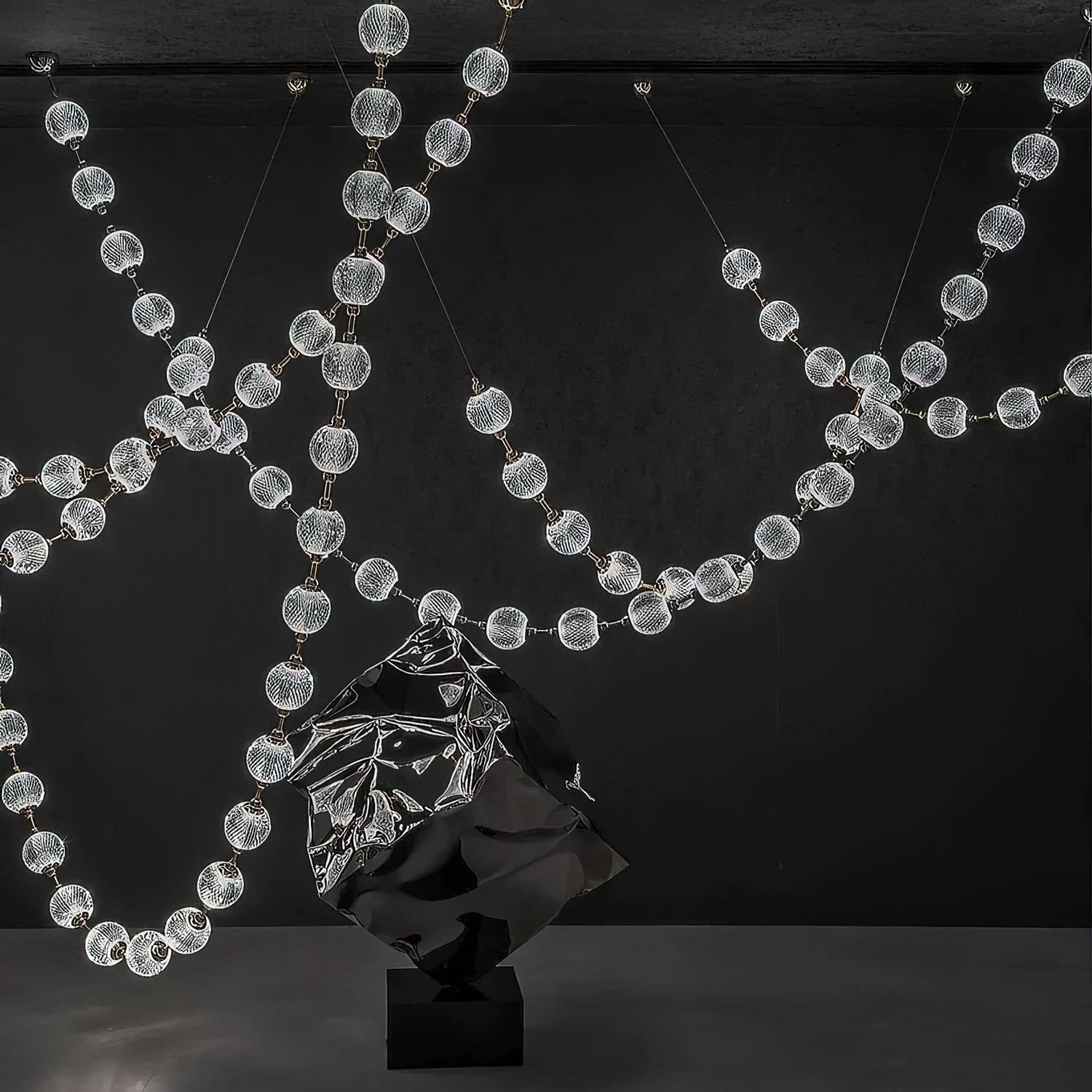 Strand Necklace Chandelier-Chandelier-Manorlights