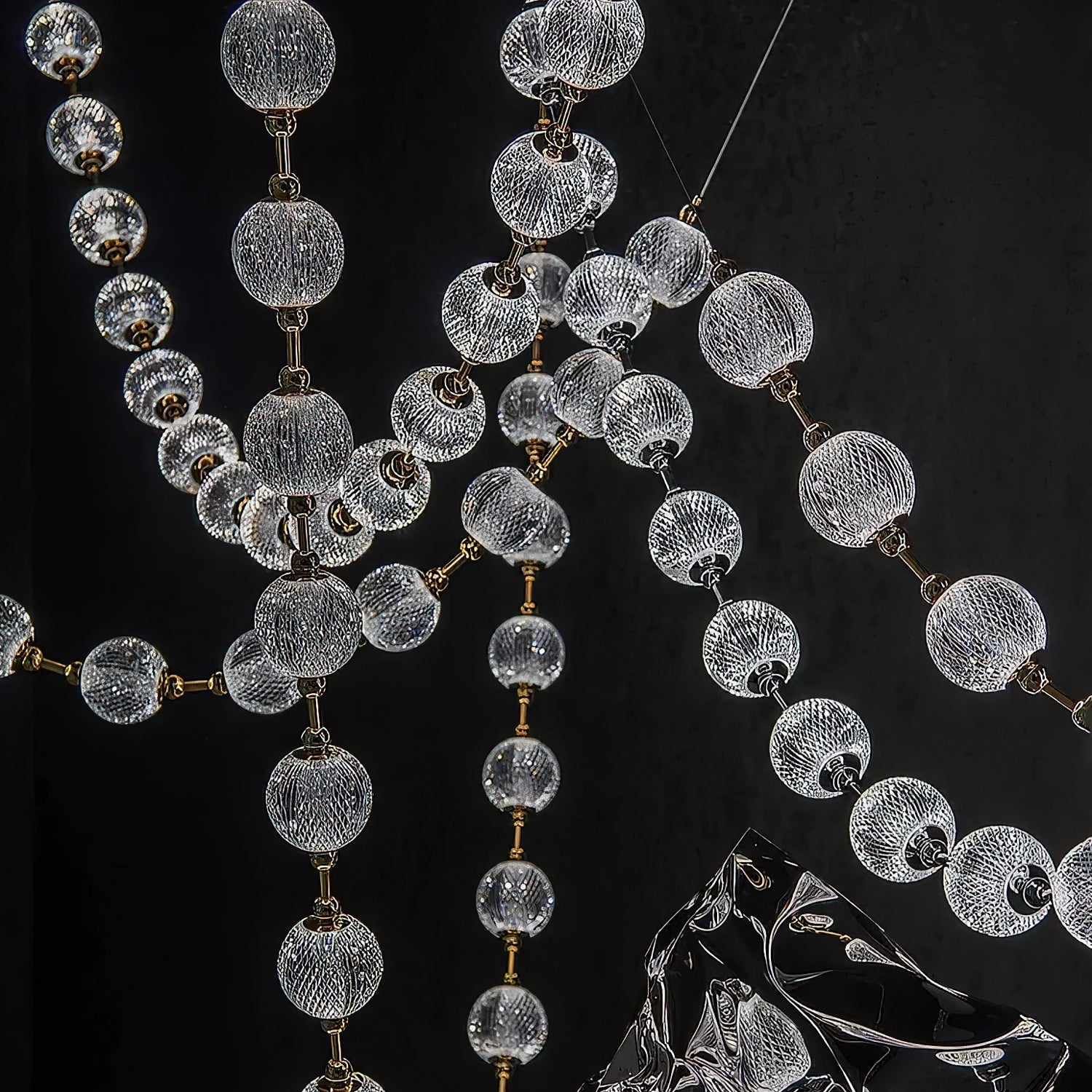 Strand Necklace Chandelier-Chandelier-Manorlights