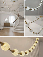 Strand Necklace Chandelier-Chandelier-Manorlights