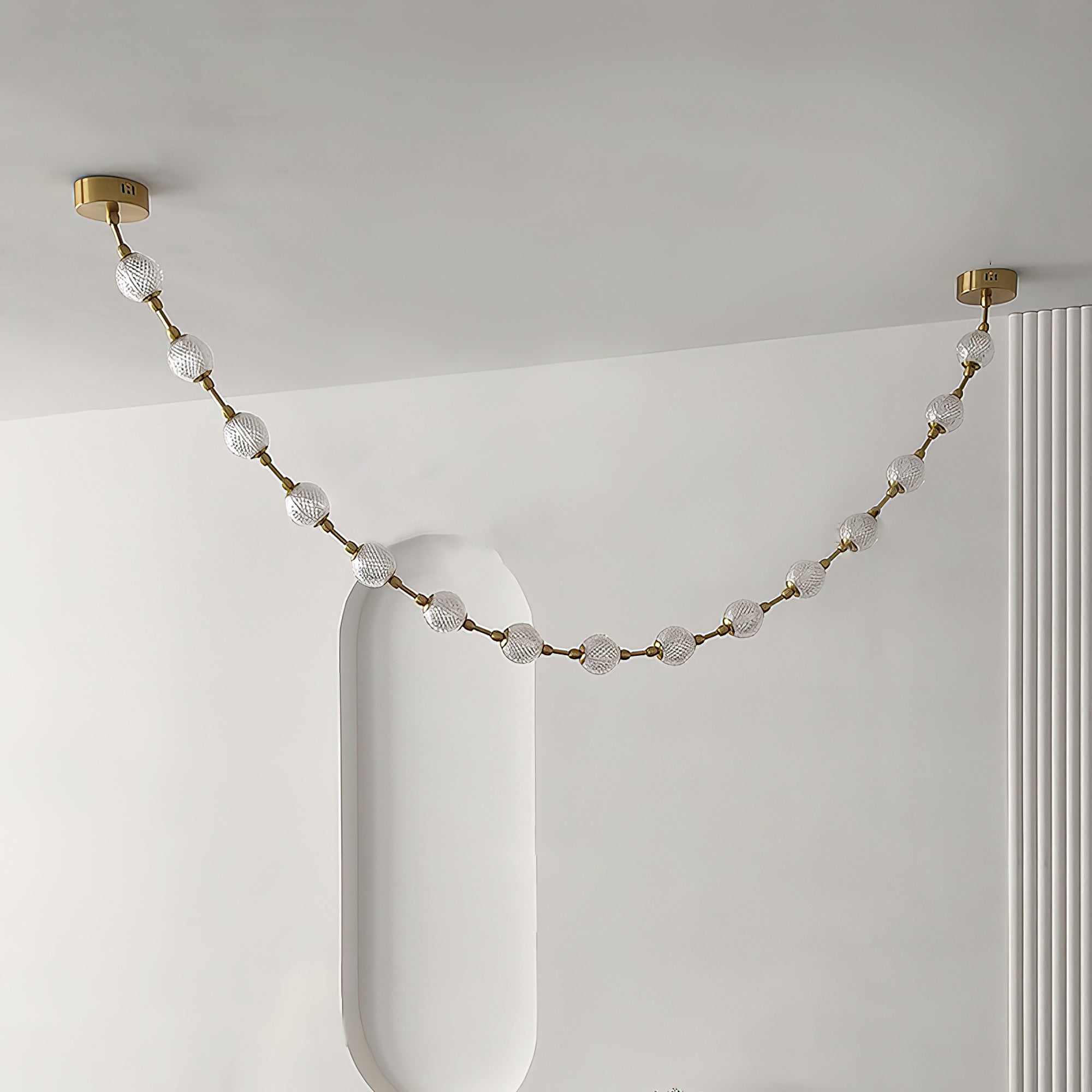 Strand Necklace Chandelier-Chandelier-Manorlights