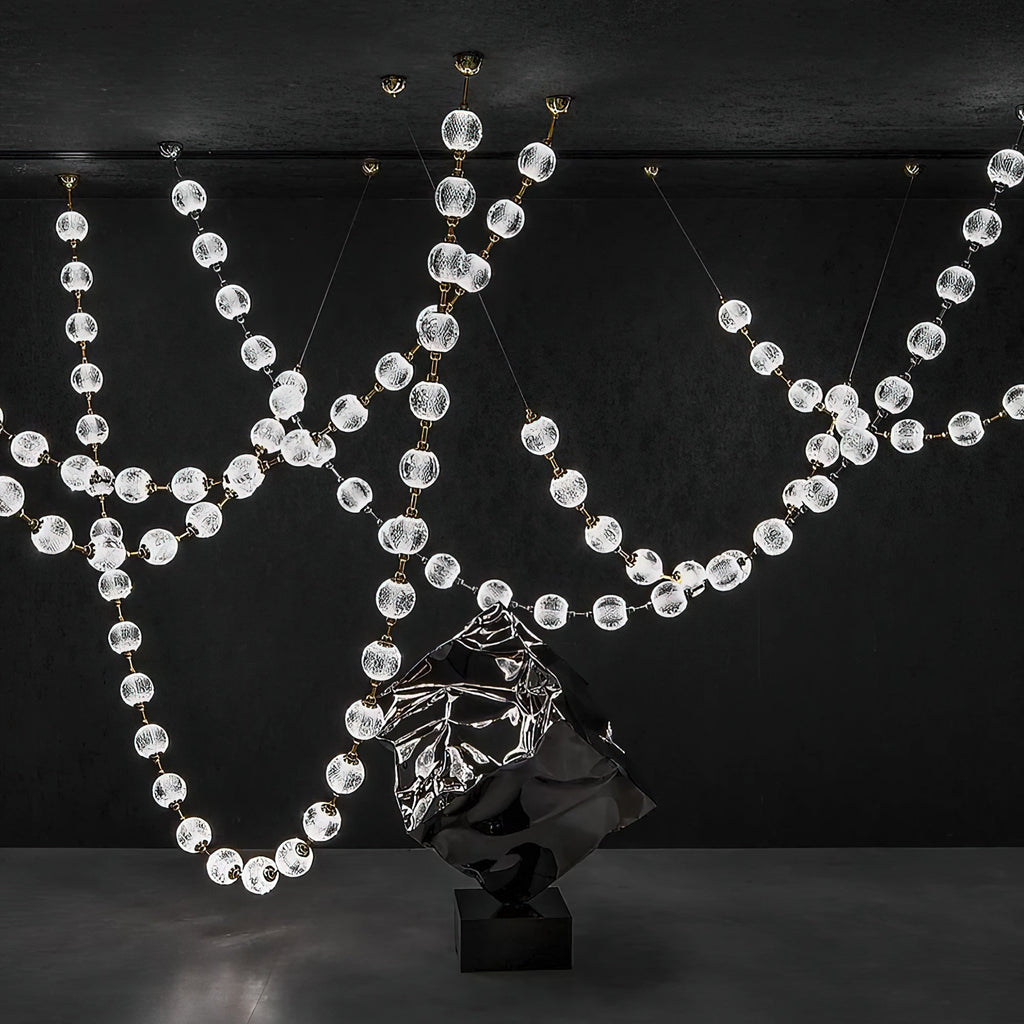 Strand Necklace Chandelier-Chandelier-Manorlights