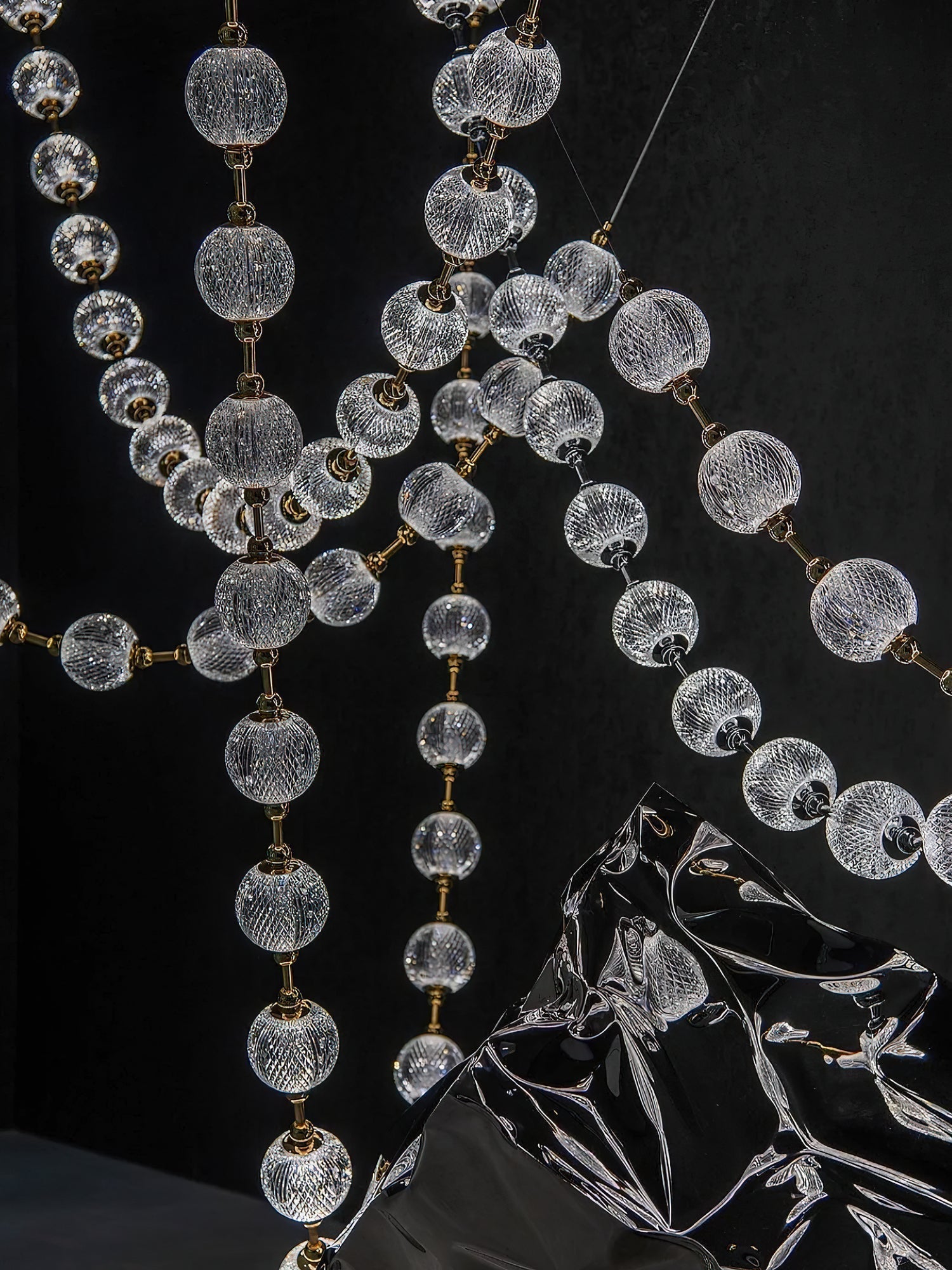 Strand Necklace Chandelier-Chandelier-Manorlights