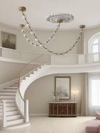 Strand Necklace Chandelier-Chandelier-Manorlights