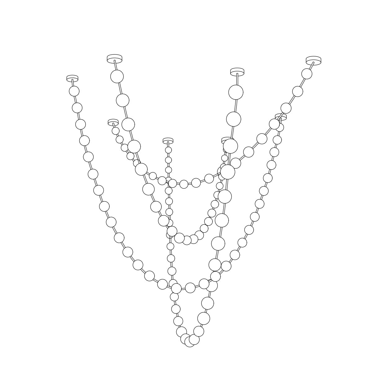 Strand Necklace Chandelier-Chandelier-Manorlights