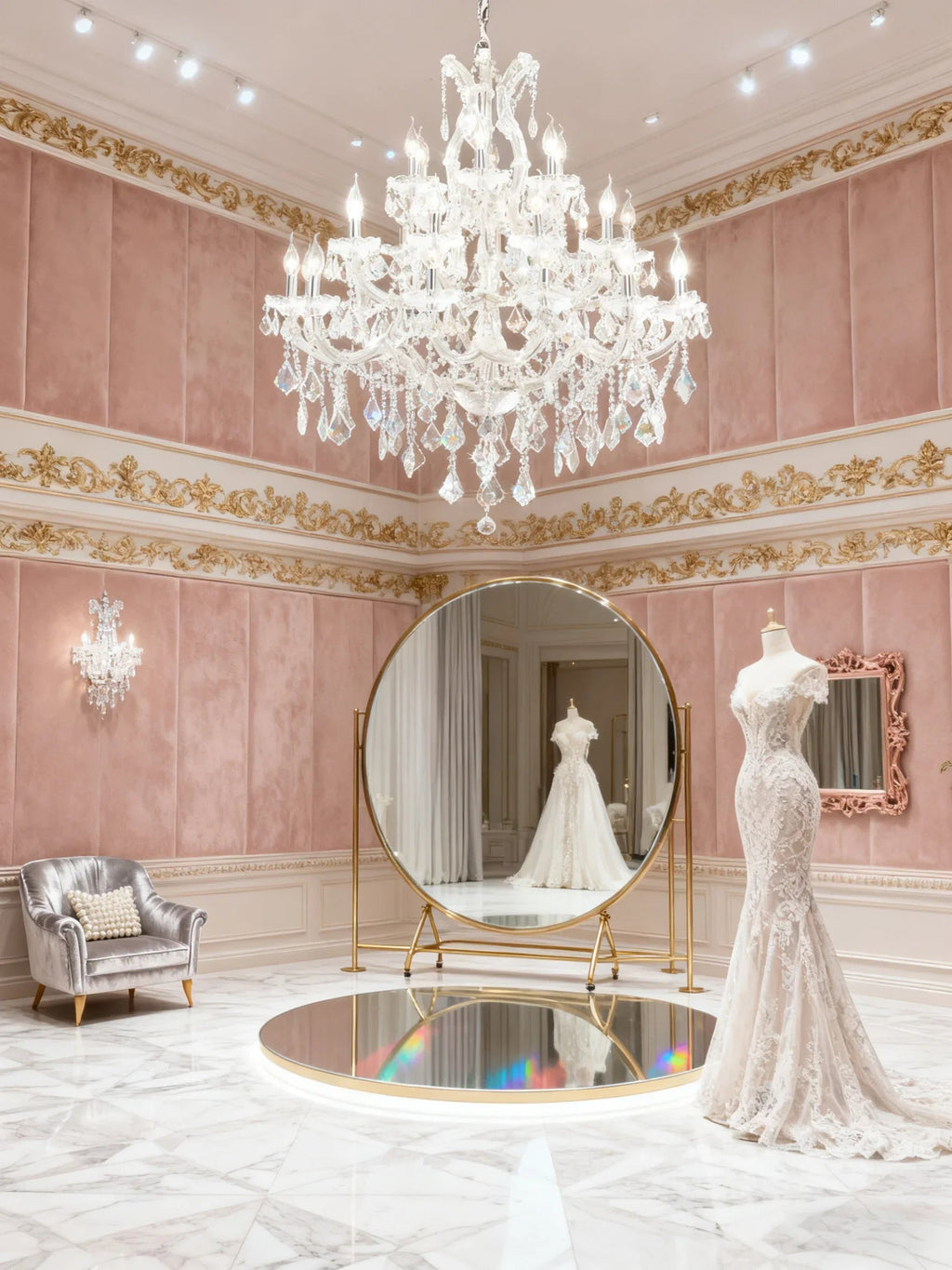 37'' Big Chandelier 28 Lights Maria Theresa Crystal Chandelier for Living Room MT01L28C-吊灯-Manorlights