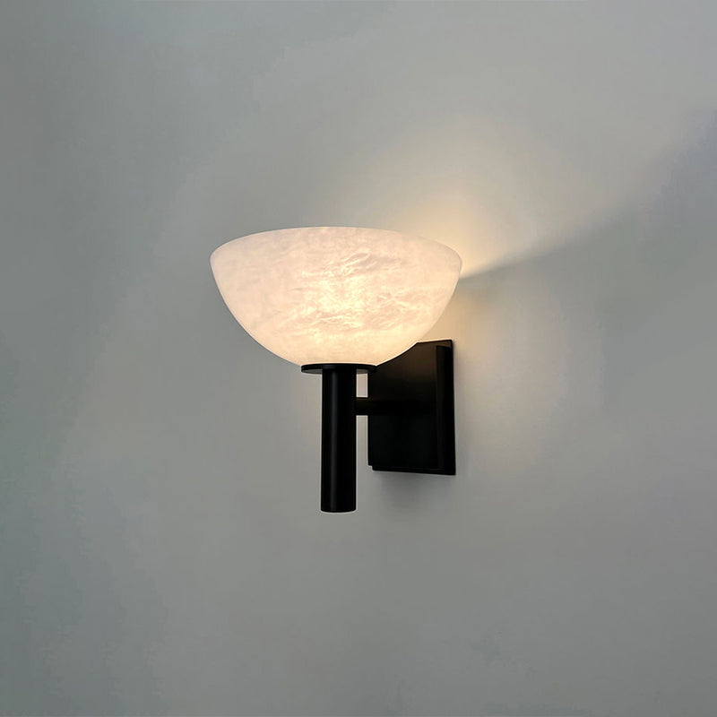 Alabaster Bedside Wall Sconce