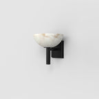 Alabaster Bedside Wall Sconce-Manorlights