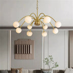 Alabaster Bloom Chandelier-Chandelier-Manorlights