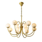 Alabaster Bloom Chandelier-Chandelier-Manorlights