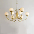 Alabaster Bloom Chandelier-Chandelier-Manorlights