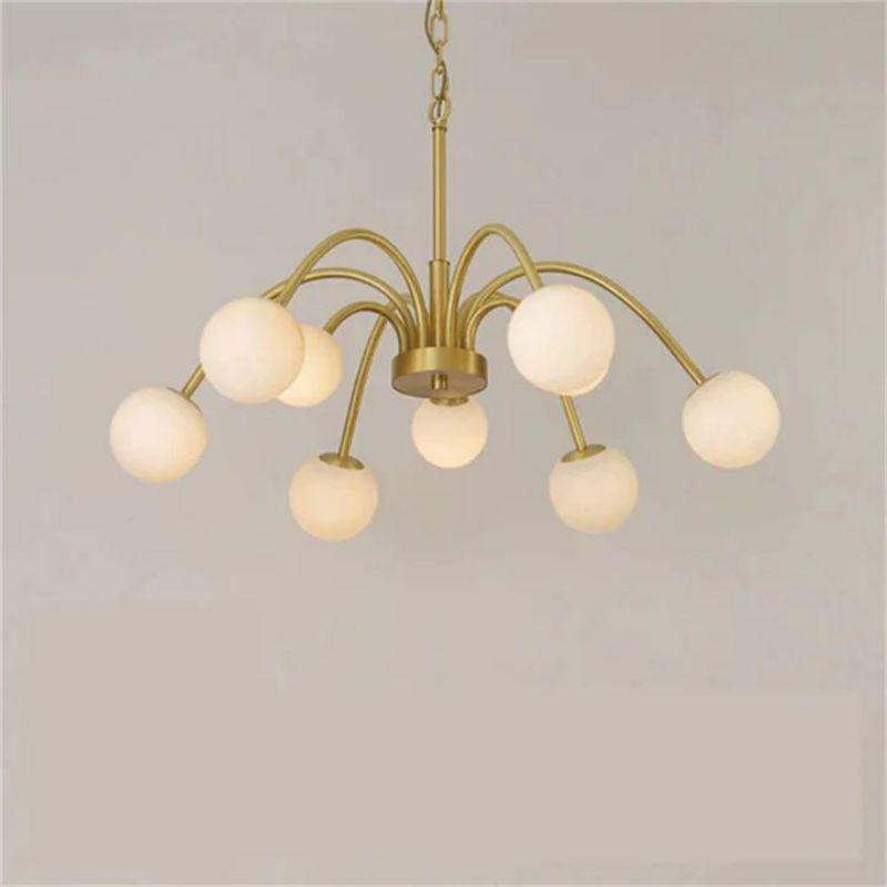 Alabaster Bloom Chandelier-Chandelier-Manorlights