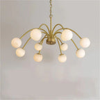 Alabaster Bloom Chandelier-Chandelier-Manorlights