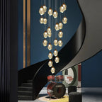 Eve Modern Crystal Chandelier for Staircase-Manorlights