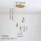 Eve Modern Crystal Chandelier for Staircase-Manorlights