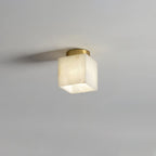 Moon Alabaster Ceiling Light