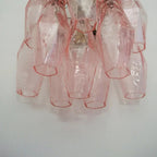 Murano Poliedri Pink Glass Wall Sconces-Wall Lamp-Manorlights