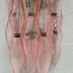 Murano Poliedri Pink Glass Wall Sconces-Wall Lamp-Manorlights