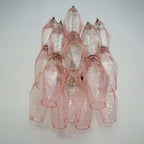 Murano Poliedri Pink Glass Wall Sconces-Wall Lamp-Manorlights