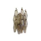 Murano Poliedri Smoked Glass Wall Sconces 9.8"-Wall Sconces-Manorlights