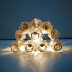 Murano Poliedri Smoked Glass Wall Sconces 9.8"-Wall Sconces-Manorlights